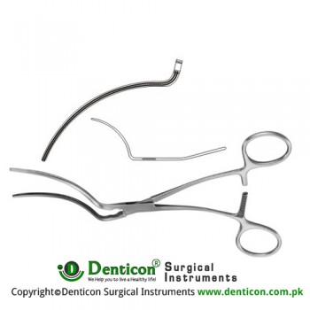 DeBakey-Wylie Atrauma Peripheral Vascular Clamp Stainless Steel, 18 cm - 7"